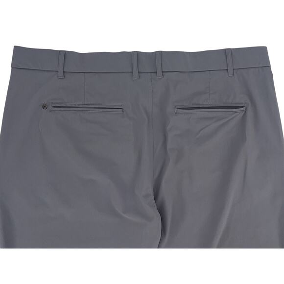 Greyson Men’s Montauk Short 10" Size 38 Gray Chino Golf Performance Stretch EUC - Picture 5 of 9